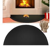 Thicker Fireproof Hearth Rug, Windspeed 5 Layer Fire Resistant Rugs for Fireplace Fireproof Fireplace Hearth Mat for Wood Stove Fireplace Mat Protect Floor from Sparks Embers