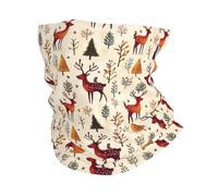 Thicket Deer And Birds Print Headscarf Multifunctional Hair Band Anitdust Face Cover For Tennis Climbing Running 25X50Cm