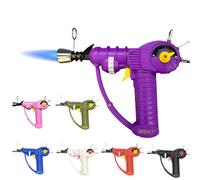 THiCket Raygun Adjustable Flame Lighter with Safety Lock - Purple