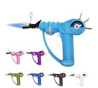 THiCket Raygun Torch Lighter, with Adjustable Flame and Safety Lock (EZ Blue)