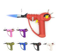 THiCket Raygun Torch Lighter, with Adjustable Flame and Safety Lock (Red)