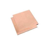 Thickness: 1/1.2/1.5/2/3/4mm Copper Sheet T2 Plate Cu Metal 100 * 100mm,200 * 200mm,300 * 300mm(200x200x1.2mm)