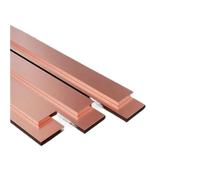 Thickness=1/2/3/4/5/6/8/10mm T2 Purple Copper Plate Flat Strip/Pure Red Copper Plate/Customized Processing Length=500mm(Thickness 8mm,20x500mm)