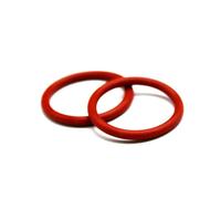 Thickness 1.5mm, Outer Diameter 5~80mm, VMQ Red Rubber O-Ring, Suitable for Automotive and Industrial Applications,10Pcs