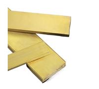 Thickness 2/3/4/5/6/7/8/10mm Brass Flat Bar Plate Strip Pure Copper Rectangular Solid Metal Sheet Width 5-50mm for Crafting Maintenance Electrical Architectural(6x25x500mm)