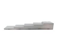 Thickness Calibration Block. 5 Step Test Block Aluminum 7075 0.1-0.2-0.3-0.4-0.5 Inch Calibration Test Block For Ultrasonic Thickness Gauge .NDT