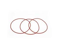 Thickness CS2/2.5/3mm Brown FKM O-Ring FPM Fluorine Rubber Sealing Gasket Elasticity Washer(OD27xCS3-10pcs)