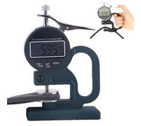 Thickness Gauge, Digital Display, 0.01mm Resolution, 0-12.7mm Range, LCD Screen, Includes Storage Box, Ideal for Sponge and Paper Detection