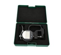 Thickness Gauge, Portable Digital Thickness Gage Gauge Digital Display Thickness Gauge Measuring Tool Range 0-12.7mm 0.01mm for Measuring the Thickness of Paper Leather Cloth etc.