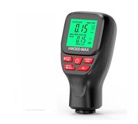 Thickness Meter, 0-2000UM Thickness Gauge High Precise LCD Digital Automobile Film Thickness Meter Car Paint Coating Thickness Tester(Nero)