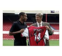 Thierry Henry & Arsene Wenger - Arsenal Autographed Signed A4 Photo Print