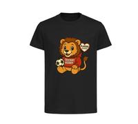 Thierry Henry Lion Logo Kids T-Shirt - Black / 2-3 years