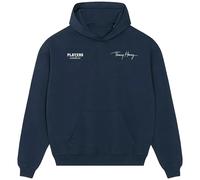 Thierry Henry Script Logo Men's Hoodie - Navy / XL