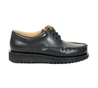 Thiers Sport Shoe Black Leather, 45- UK 11
