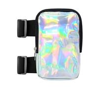 Thigh Adjustable Strap Leg Harness Bag Harness Leg Bag 18x12x4.5cm Hiking Travel Fanny Pack Iridescent Carnival Drop Le-g Pouch PU Waterproof for Halloween Christmas Party Cycling Outdoor