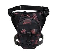 Thigh Bag Motorcycle Drop Leg Bag for Motorcyclist Multi-Function Motorcycle Fanny Pack Hip Motorbike Riding Chest Thigh Waist(DB-101 RD)