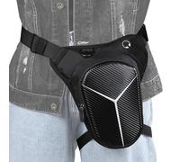 Thigh Bag - Motorcycle Leg Fanny Pack,2 Zippered Pockets Pouch Adjustable Bag for Travel Touring Hiking Camping Outdoor Fishing Commuting Cycling