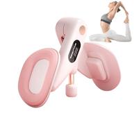 Thigh Exerciser - Adjustable Leg Strength Trainer, Built-in Counter Fitness Equipment, Postpartum Recovery Device, Compact Training Device | Inner Thigh Training Device