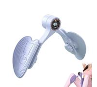 Thigh Exerciser,Inner Thigh Exerciser with Digital Display,Pelvic Floor Exerciser,Hip Trainer Exercise Device 360 Degree Rotation,for Postpartum Mothers/Sedentary/Buttocks Flat People (blue)