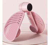 Thigh Exerciser Muscle,360 Rotatable Workout Inner Thigh Toner,thigh master for women with counter,Pelvic Floor Muscle Trainer,Pelvic Floor Strengthening Device (Pink-B (regular model))