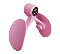 thigh exerciser， Pelvic Floor Strengthener, Leg Training Equipment, Thigh Tensioner with Counter(Pink)