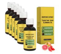 Thigh Firming Shaping Oil, Slimming Essential Oil, Deep Moisturizing Skin Tightening Cream Body, Cellulite Cream and Make the Skin Smooth, Gentle Formulted for Arms, Chest, Thighs & Belly (6pcs)