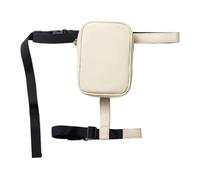 Thigh Leg Bag - Drop Leg Bag, Utility Hip Bag, Weatherproof Motorcycle Leg Pack for Racing, Secure Zip Holster for Cycling, Removable Travel Waist for Riders for Riding, White, 17x2x2cm, See