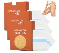 Thigh Lift Tape, Nip Lift and Glow Patches for Sagging Skin, Transparent Anti-Chafing Skin Lifting & Firming, Thigh Lift Tape, Lift and Glow Patches Body for Stomach (3pcs)