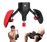 Thigh Master, 10-50KG Adjustable Resistance, Pelvic Floor Muscle Trainer for Women and Man, Thigh Toner with Fixed Leg Straps and LED Screen, Leg Inner Thigh Exercise Equipment for Home Gym