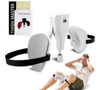 Thigh Master 22-77lb, Adjustable Resistance Leg and Inner Thigh Strength Exerciser, Hip Shaper Kegel Trainer, Pelvic Floor Strengthening Device with Band and Pad for Men Women Workout