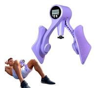 Thigh Master, Thigh Exerciser withCounter for Women Men, Enhanced Resistance Hip and Pelvis Trainer, Adjustable Resistance, Inner Thigh Exercise Equipment Kegel Exercise Products for Home Gym (Purple)
