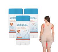 Thigh Rescue Anti Chafing Balm - Anti Chafe Stick for Thighs - Chub Rub Prevention Balm, Unscented & Travel Size, Essential for Summer, Beach & Sports, Stops Skin Friction Irritation (3 Boxes)