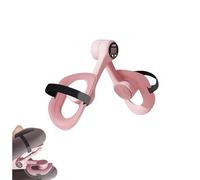 Thigh Trainer, Hip & Inner Thigh Exercise Equipment, Pelvic Floor Muscle Trainer, Automatic Counting, 360 Degree Rotation, Thigh Exercise Equipment for Home (count pink1, 11.81*11.81inch)