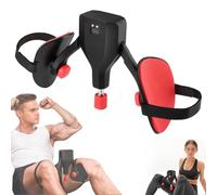 Thigh Trainer, Pelvic Floor Muscle Strengthening Device, Adjustable Resistance Hip and Buttocks Sculpting Equipment with Counter