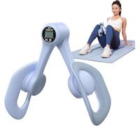 Thigh Trainer, Trainer with LED Display, Pelvic Floor Exercise Devices with Display Counter, Home Fitness Equipment for Hip （Blue）
