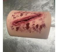 Thigh Wound Packing Trainer Kit, Wound Care Wound Models, Wound Stop The Bleed Training Model, Reusability Teaching Model, for Medical Classes