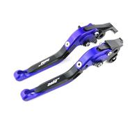 THikk Compatible with S1000RR 2010 2011 2012 2013 2014 Motorcycle Brake Lever Clutch Levers Foldable Extendable Adjustable Extendable Levers(Black Blue)
