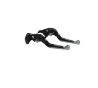 THikk MT07 FZ07 Motorcycle CNC Adjustable Folding Brake Clutch Levers for MT-07 FZ-07 MT 07 FZ07 MT07 FZ 07 2014-2023 2022 2021 Extendable Levers(Black1)