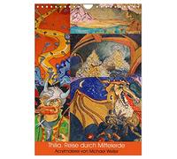 Thilia. Journey through Middle Earth. Acrylic painting by Michael Weiler. UK-Version (Wall Calendar 2026 DIN A4 Portrait), CALVENDO 12 Month Wall Calendar