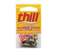 Thill Premium Bobber Stops for Fishing Floats, Assorted Colors, 18 Pack