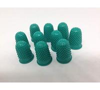 THIMBLETTE Rubber Thimble Size 0 Small Green Pack 12