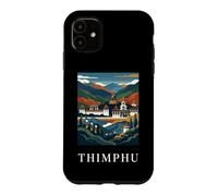 Thimphu Bhutan Himalayan Temple Travel Graphic Case for iPhone 11