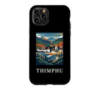 Thimphu Bhutan Himalayan Temple Travel Graphic Case for iPhone 11 Pro