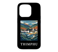 Thimphu Bhutan Himalayan Temple Travel Graphic Case for iPhone 15 Pro