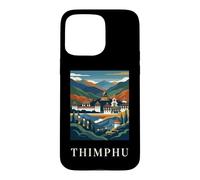 Thimphu Bhutan Himalayan Temple Travel Graphic Case for iPhone 15 Pro Max