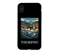 Thimphu Bhutan Himalayan Temple Travel Graphic Case for iPhone XS Max