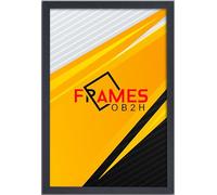 Thin 20mm Range Picture Frame Photo Frame Black,White,OAk (Modern, Black, 30x24cm)