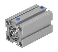 Thin Air Cylinder, Aluminum Double Acting Pneumatic Component, Bore 20mm, Short Stroke - Compact Structure, High Strength, Ideal for Small Space Applications (SDA20X40)