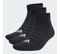 adidas Thin And Light Sportswear Low Cut Socks 3 Pairs Mens 12+ Black/White