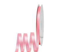 Thin Baby Pink Ribbon 6mm Satin Ribbons for Gift Wrapping,91m Silk Thick Wrapping Ribbon Balloon Ribbons Pink for Crafting,Christmas,Wedding,Hair Bows,Bouquets,Party,Cake Decorations